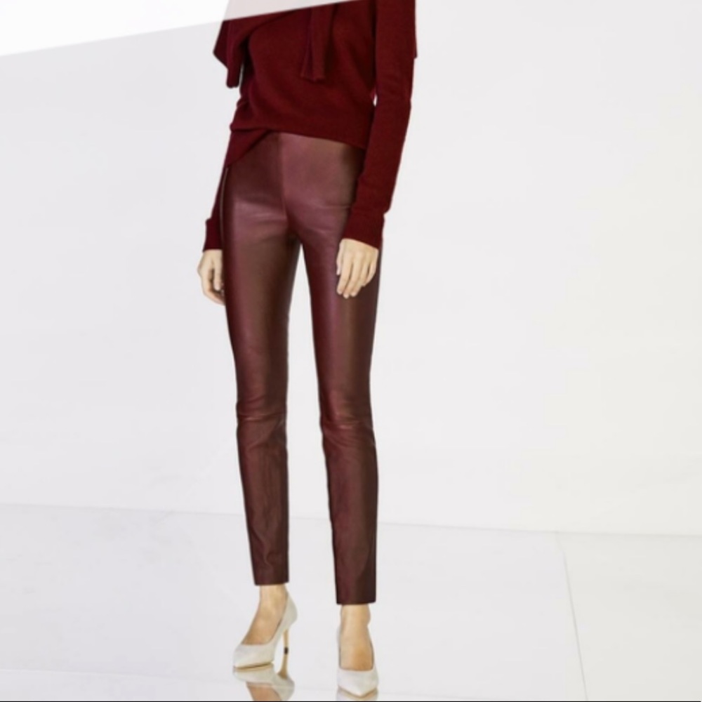 J Crew Collection Leather Leggings